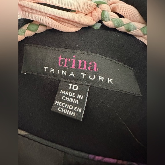 Trina Turk Dress Jacket size 10 - Picture 3 of 4